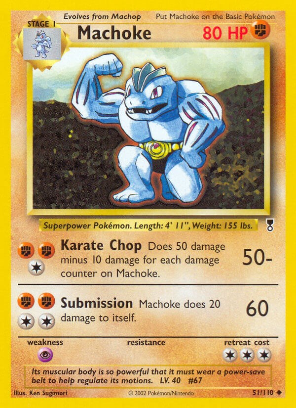 Machoke card artwork