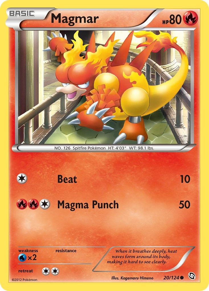 Magmar card artwork