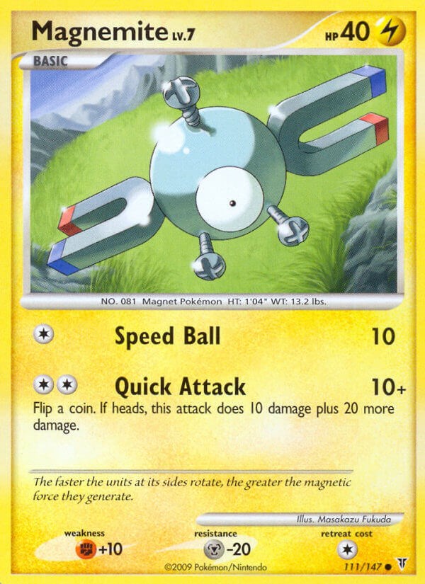 Magnemite card artwork