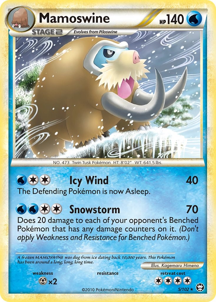 Mamoswine card artwork