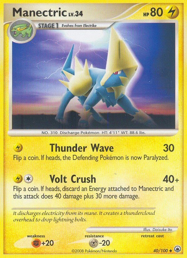 Manectric card artwork