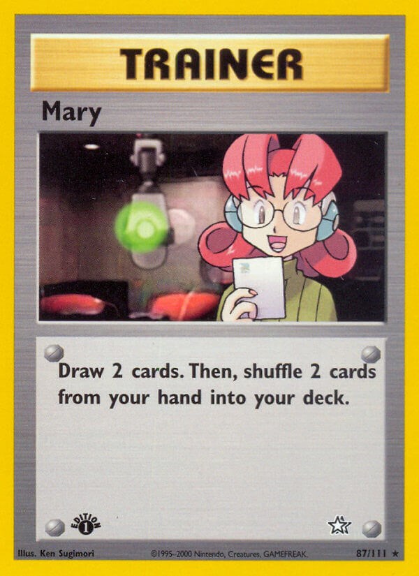Mary card artwork