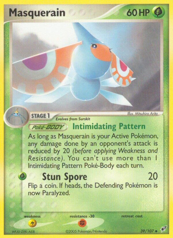 Masquerain card artwork