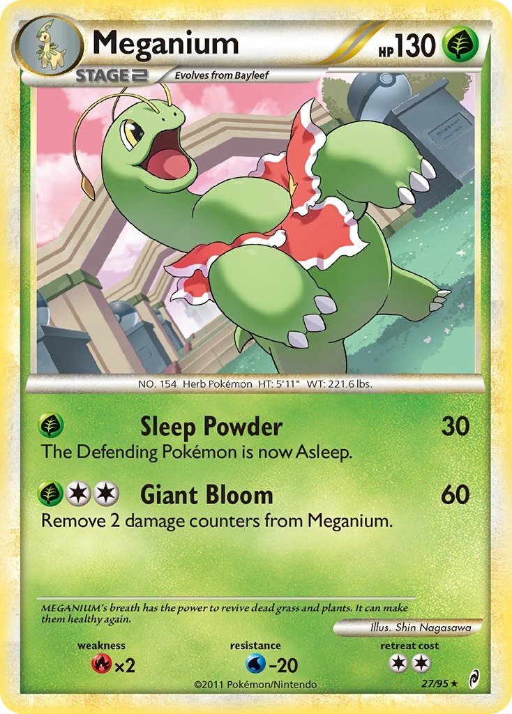 Meganium card artwork