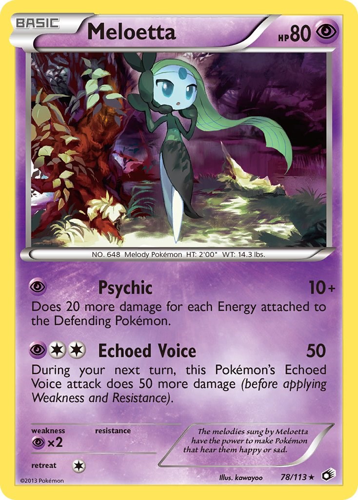 Pokemon TCG - SM7b - 024/050 (U) - Meloetta