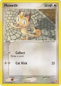 Meowth card artwork
