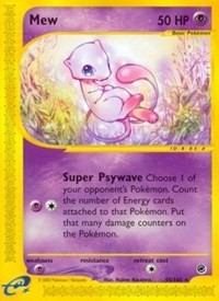 Mew card artwork
