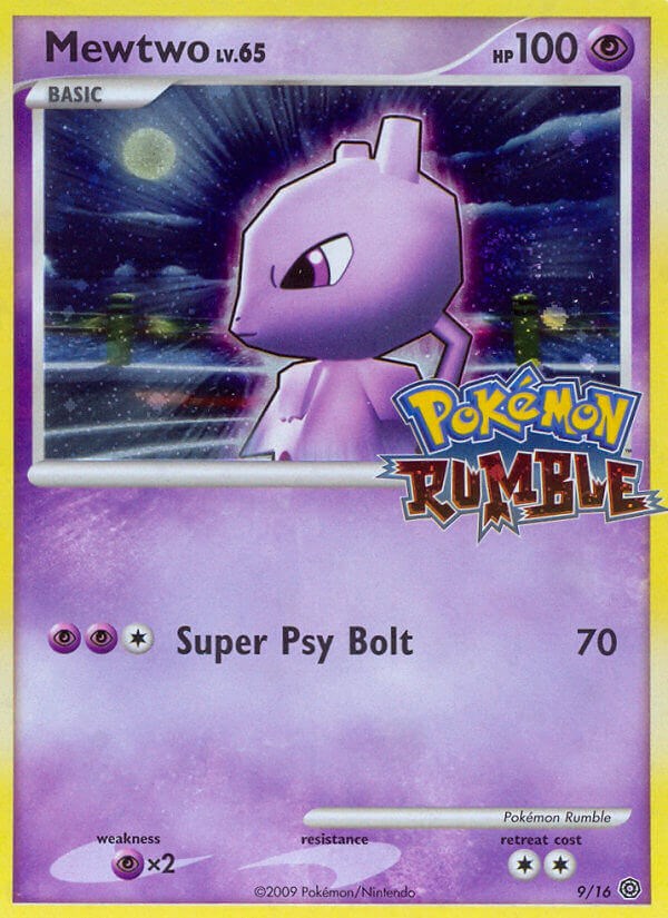 Pokemon cards-MEWTWO mew two Pokemon card Super value