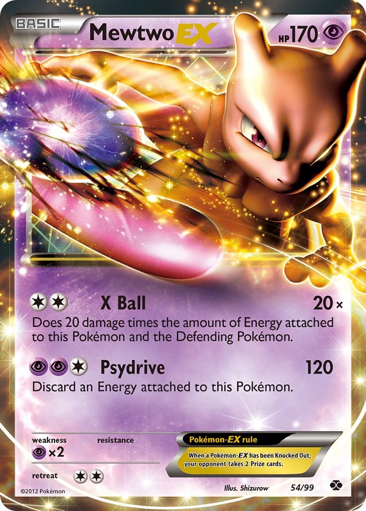 Mewtwo EX - Next Destinies - Pokemon