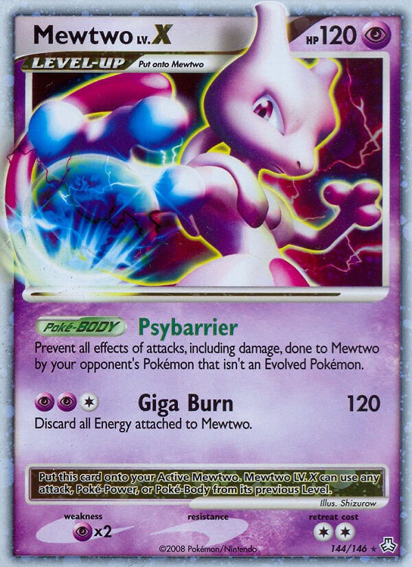 Pokemon cards-MEWTWO mew two Pokemon card Super value