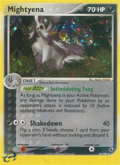 Mightyena Phantom Forces Pokemon Card