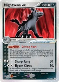 Mightyena Phantom Forces Pokemon Card