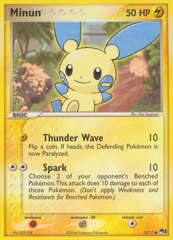 Minun card artwork