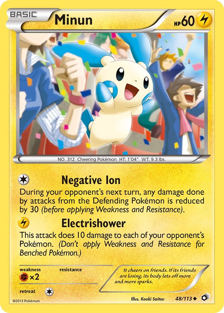 Minun card artwork