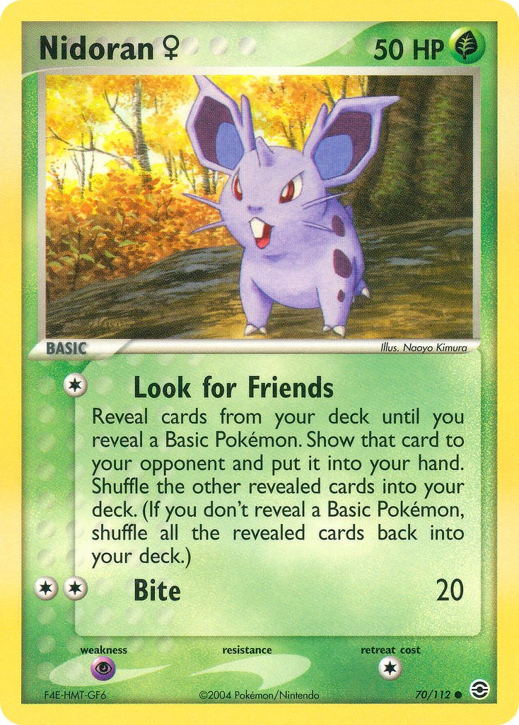 Nidoran ♀ card artwork