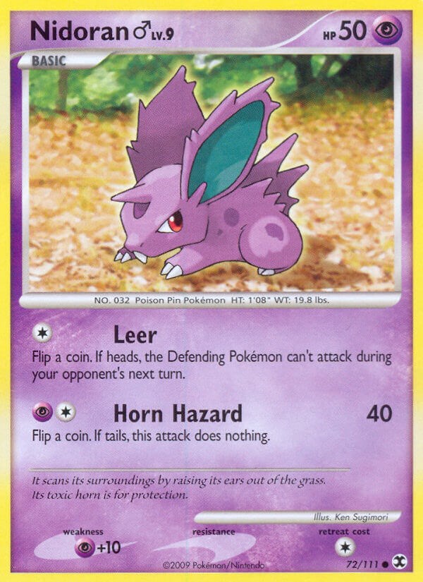Nidoran ♂ card artwork