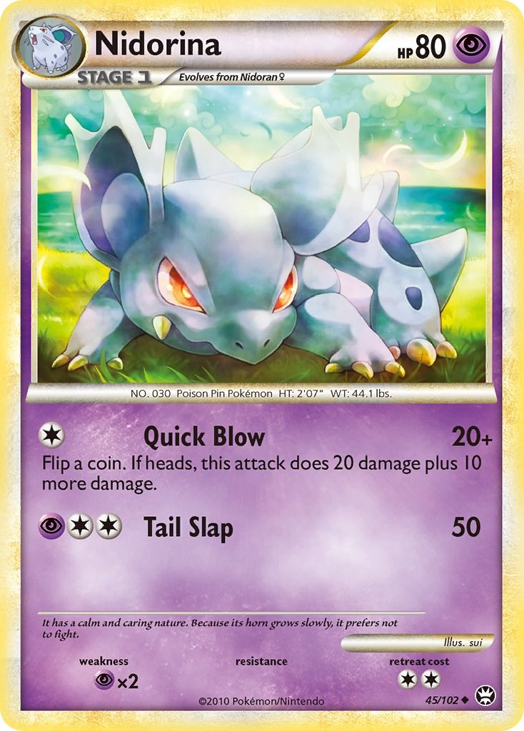 Nidorina card artwork