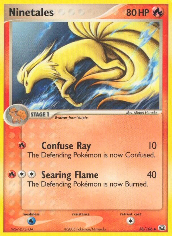 Ninetales card artwork