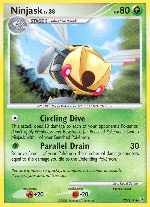 Ninjask card artwork