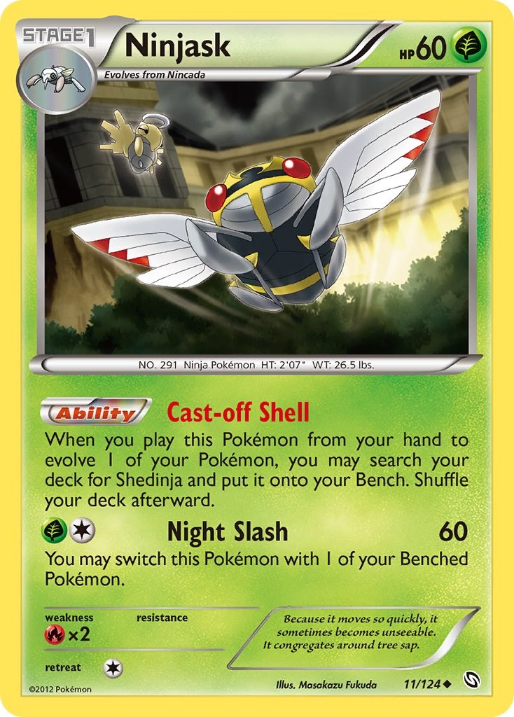 Ninjask card artwork