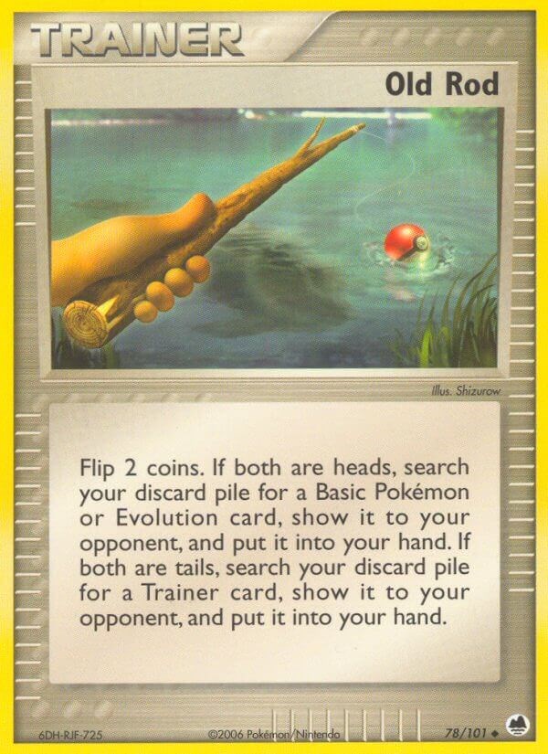 Old Rod card artwork