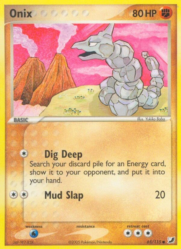 Pokemon 103/236 onix Values - MAVIN