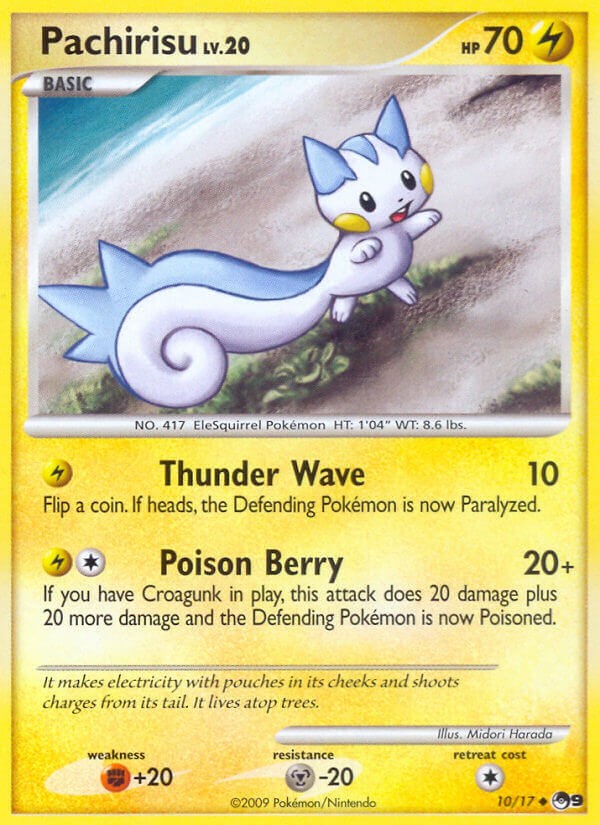 Pachirisu card artwork