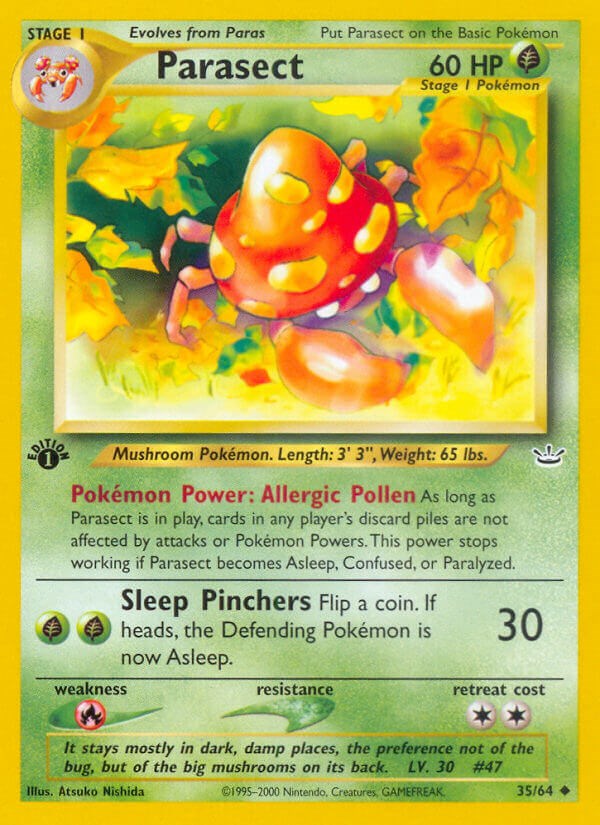 Parasect card artwork
