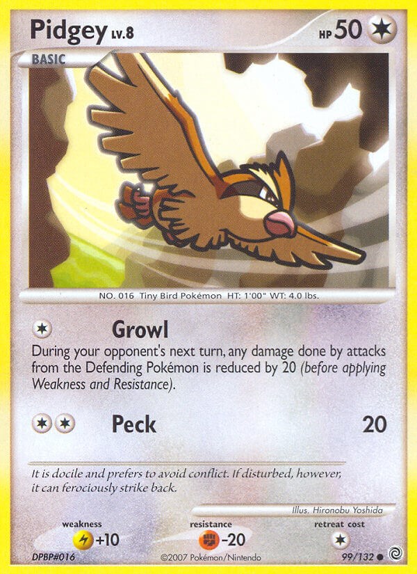 Pidgey card artwork