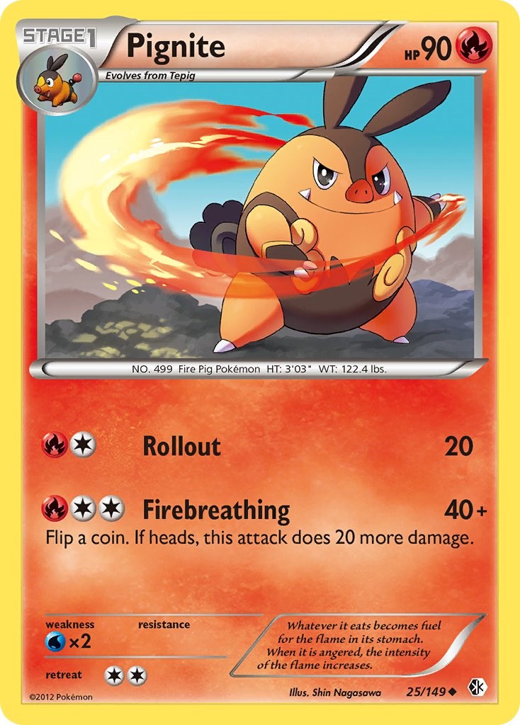 Pignite card artwork