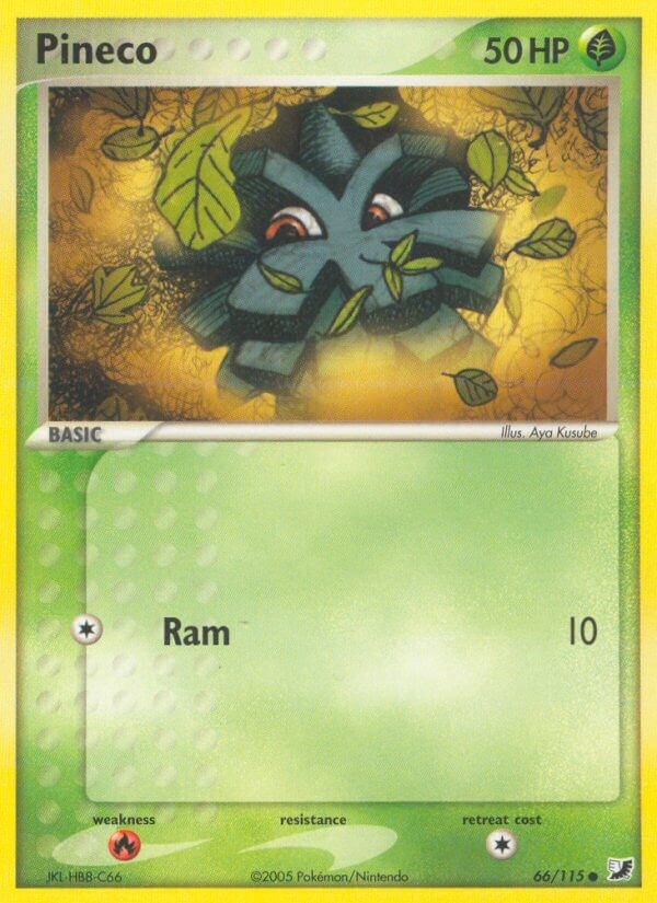 Pineco card artwork
