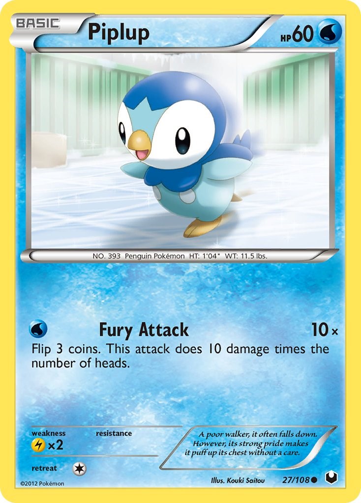 Piplup card artwork