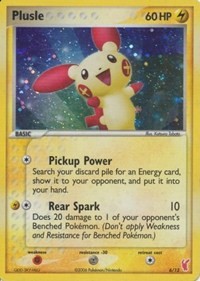 Plusle card artwork