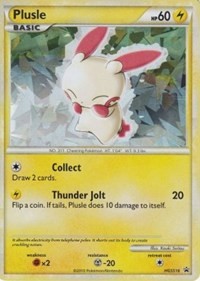 Plusle card artwork