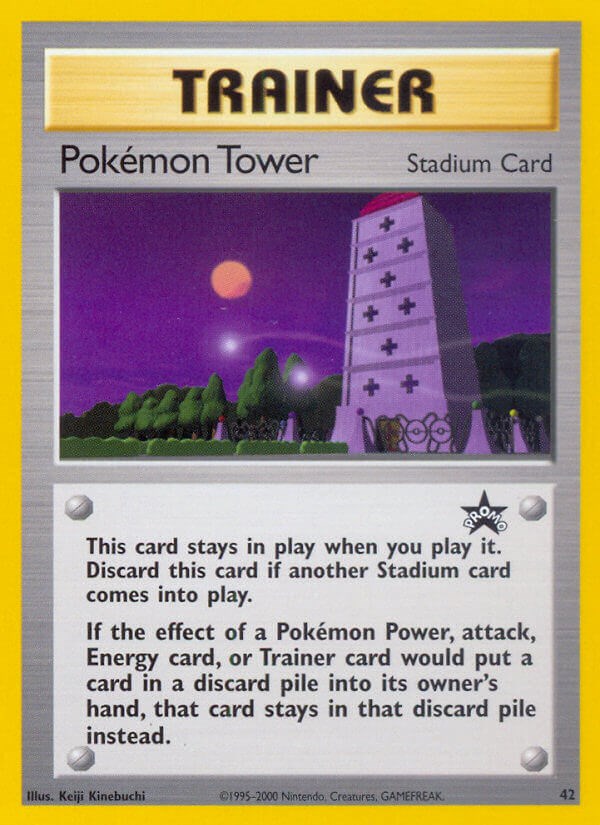 Pokémon Tower card artwork