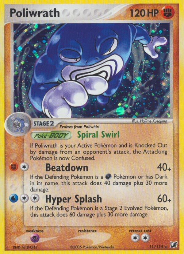 Poliwrath card artwork