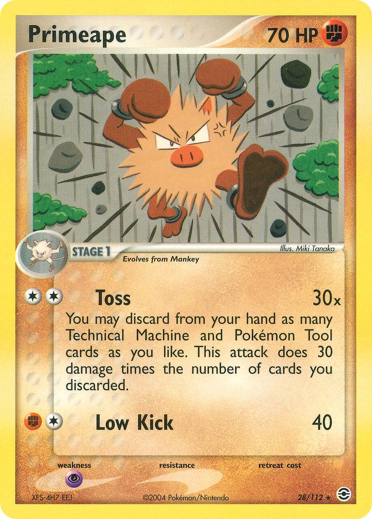 Primeape card artwork