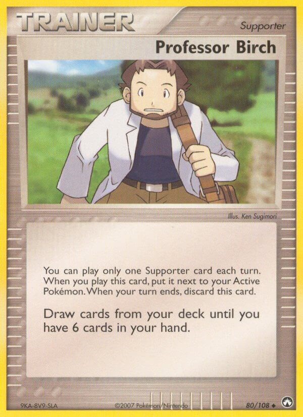 Professor Birch card artwork