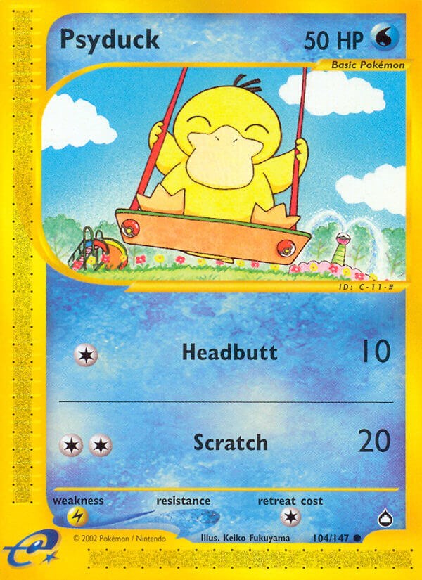 Psyduck card artwork