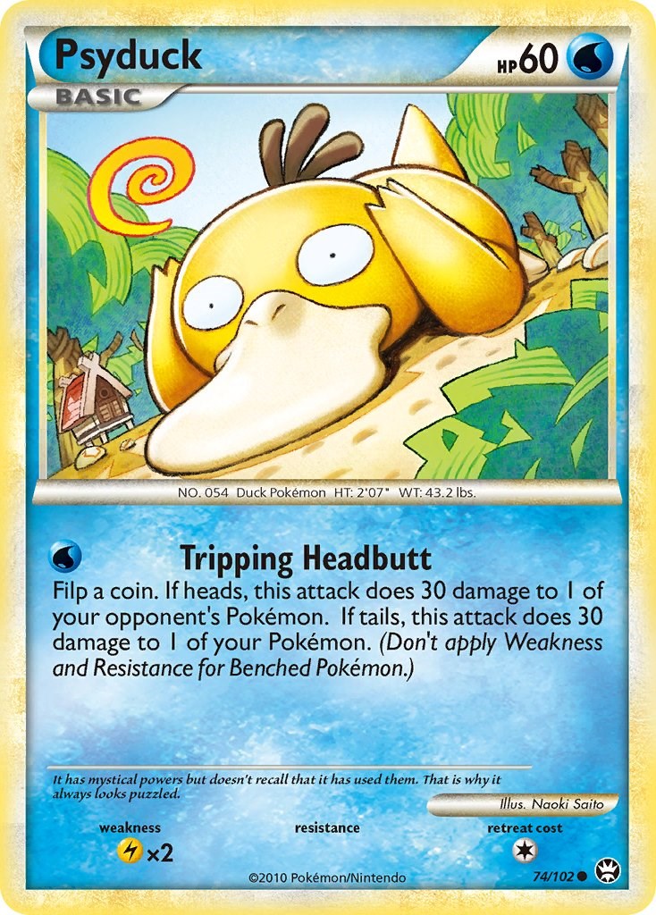 Psyduck card artwork