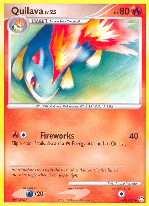 Quilava card artwork