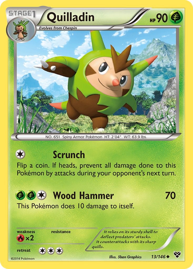 Quilladin card artwork
