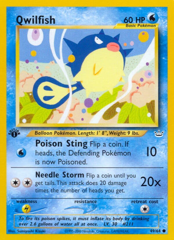 Qwilfish card artwork