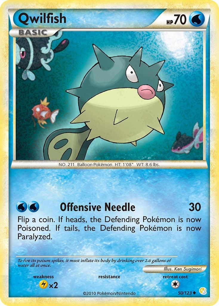 Qwilfish card artwork