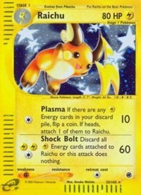 Raichu card artwork