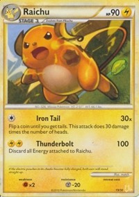 Raichu (#19 Non-Holo) card artwork