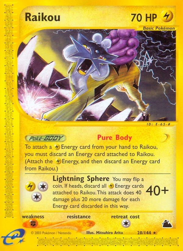 Carta Pokemon Raikou (79/214) Foil