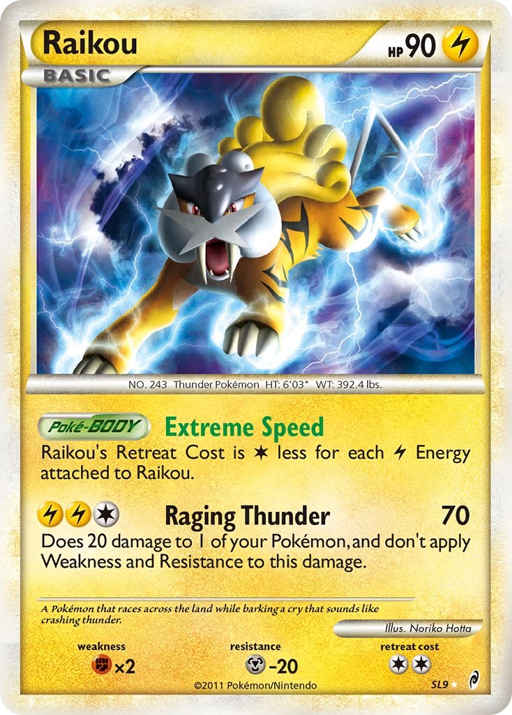 Raikou · Shining Legends (SLG) #32 ‹ PkmnCards in 2023