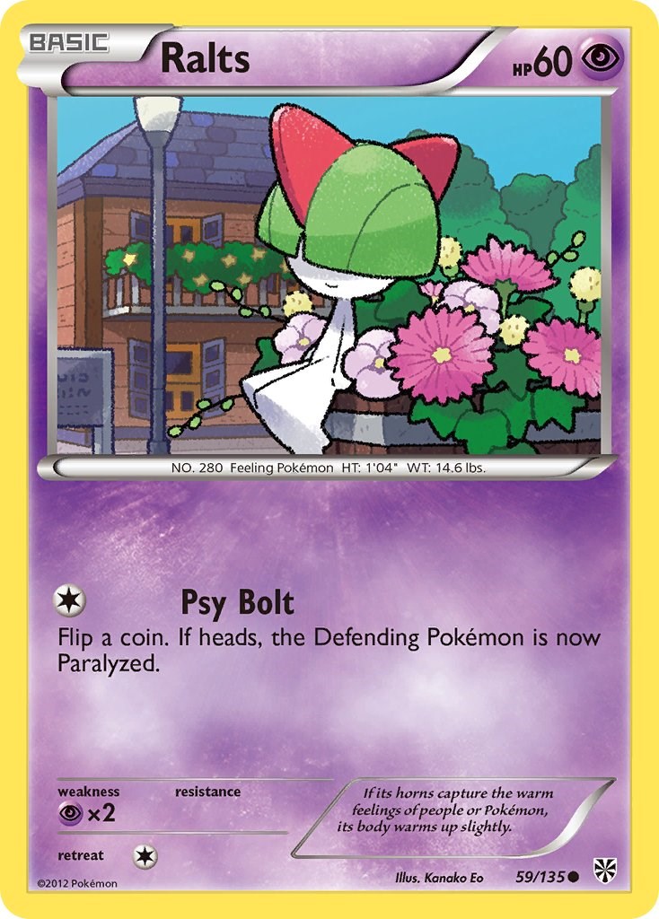 Ralts card artwork