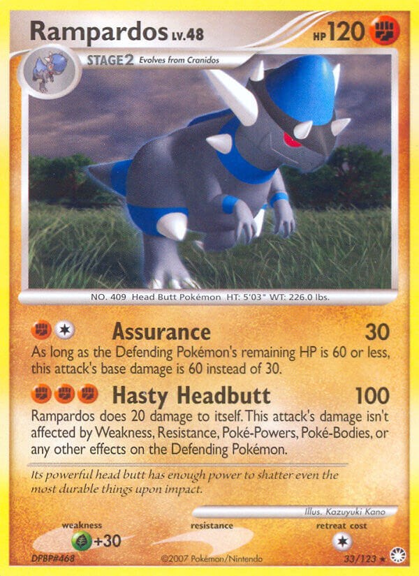 Rampardos card artwork